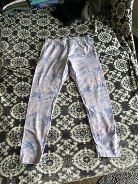 Lands' End Lavender Swirl Leggings